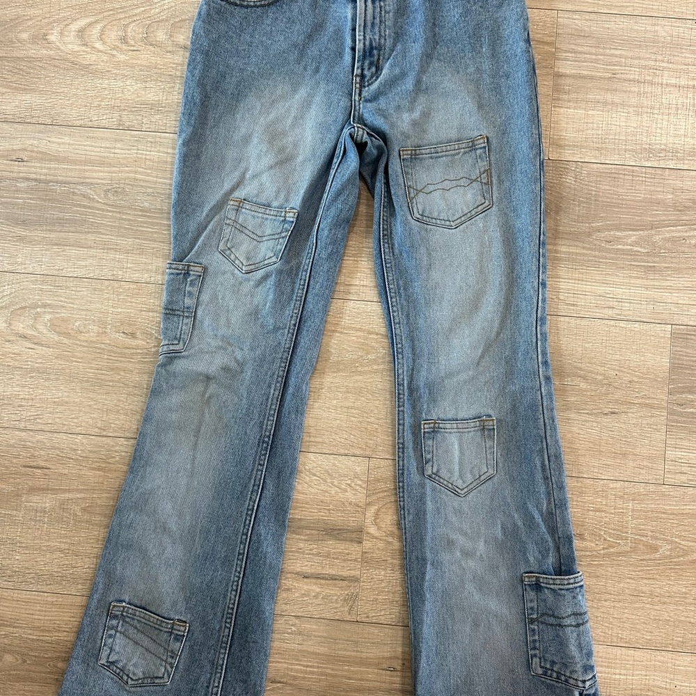 Vintage 90’s Carolina Blues Flared Pocket Women's Jeans